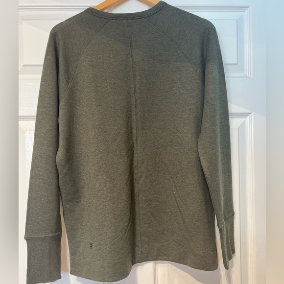 Athleta Women's Olive Crewneck Sweater - Picture 2 of 3